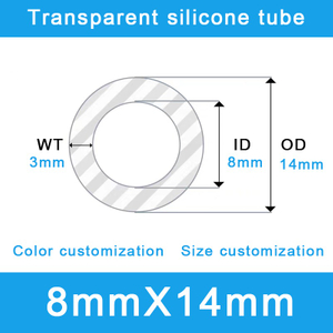  Structural Grade 8x14mm Silicone Tube