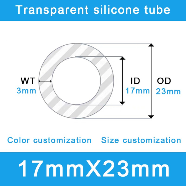 Extreme-Duty Silicone Hose 17x23mm |