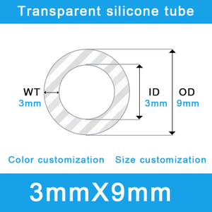 Ultra Heavy-Duty Silicone Tube - 3mm ID x 9mm OD