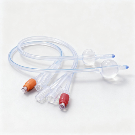 3-Way Silicone Foley Catheter