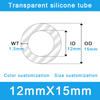 Professional Grade Silicone Tubing - 12mm ID x 15mm OD