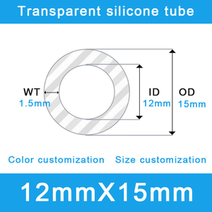 Professional Grade Silicone Tubing - 12mm ID x 15mm OD