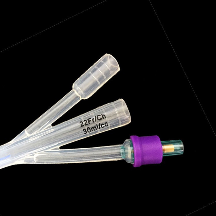 3-Way Medical-Grade Silicone Foley Catheter