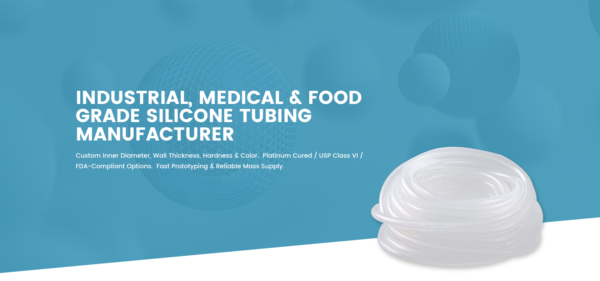 Industrial, Medical & Food Grade Silicone Tubing Manufacturer