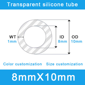 High-Flex 8x10mm Silicone Tubing