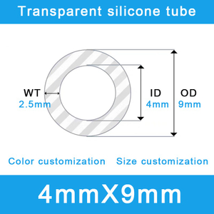 Maximum-Duty Armored Silicone Tube - 4mm ID x 9mm OD