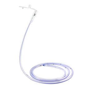 Medical Silicone Stomach Tube with Double Functional Connector Nasogastric Feeding & Decompression Tube