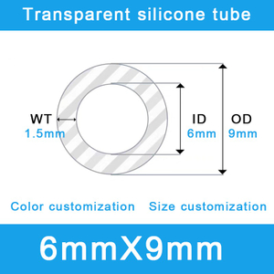  6mm x 9mm Silicone Tubing