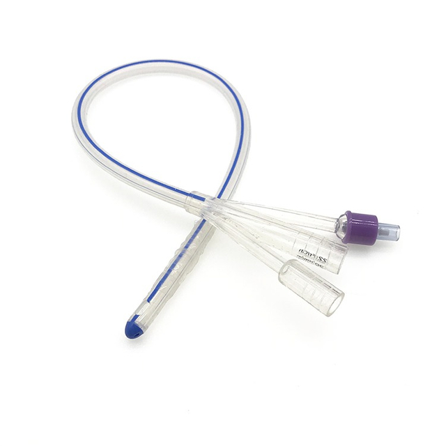 3-Way Medical-Grade Silicone Foley Catheter