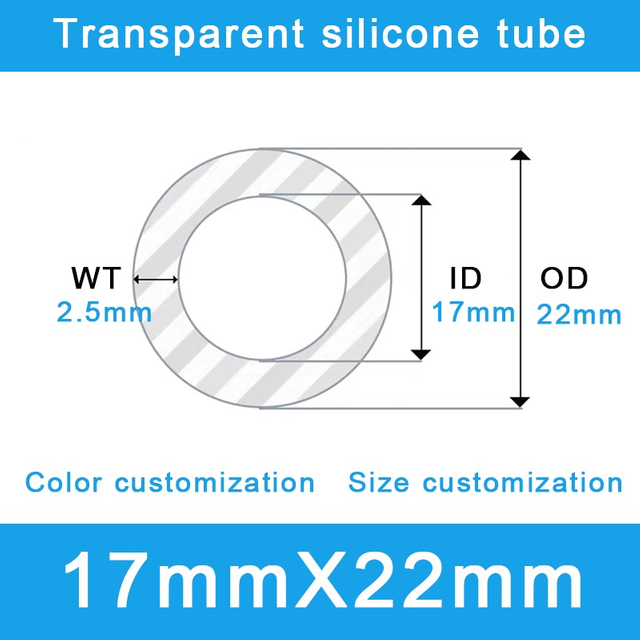 Industrial-Strength Silicone Hose 17x22mm