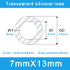Armored-Wall Silicone Tubing - 7mm ID x 13mm OD 