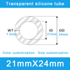 Versatile Silicone Tubing 21x24mm