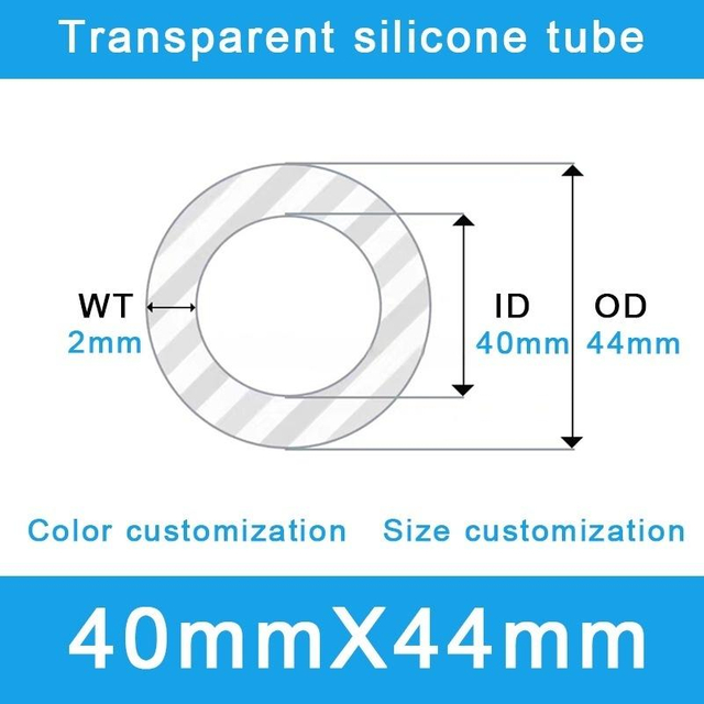 Mega-Flow Silicone Ducting 40x44mm