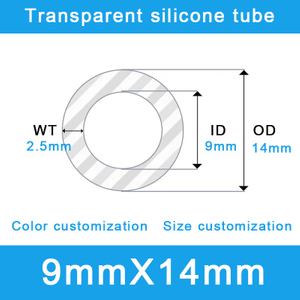 Industrial Strength Silicone Tubing - 9mm ID x 14mm OD