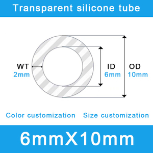 Industrial-Grade Heavy-Duty Silicone Tubing - 6mm ID x 10mm OD