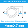 Robust Performance Silicone Tube - 4mm ID x 7mm OD