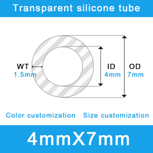 Robust Performance Silicone Tube - 4mm ID x 7mm OD