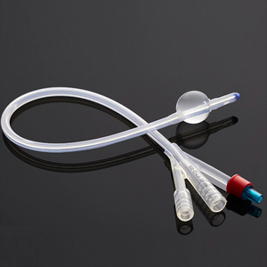 3-Way Medical-Grade Silicone Foley Catheter