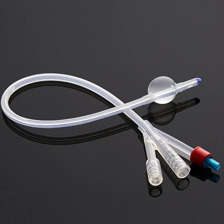 3-Way Medical-Grade Silicone Foley Catheter