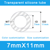 Heavy-Duty 7x11mm Silicone Tubing