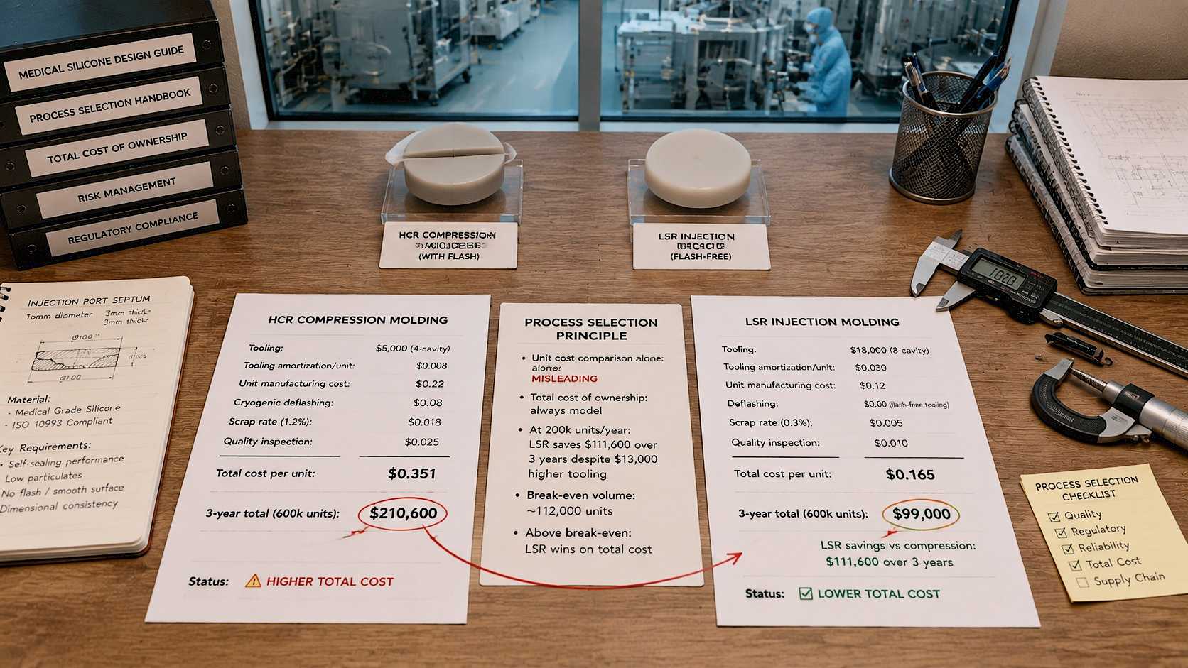 Medical Silicone: Extrusion vs. Injection Molding vs. Compression Molding