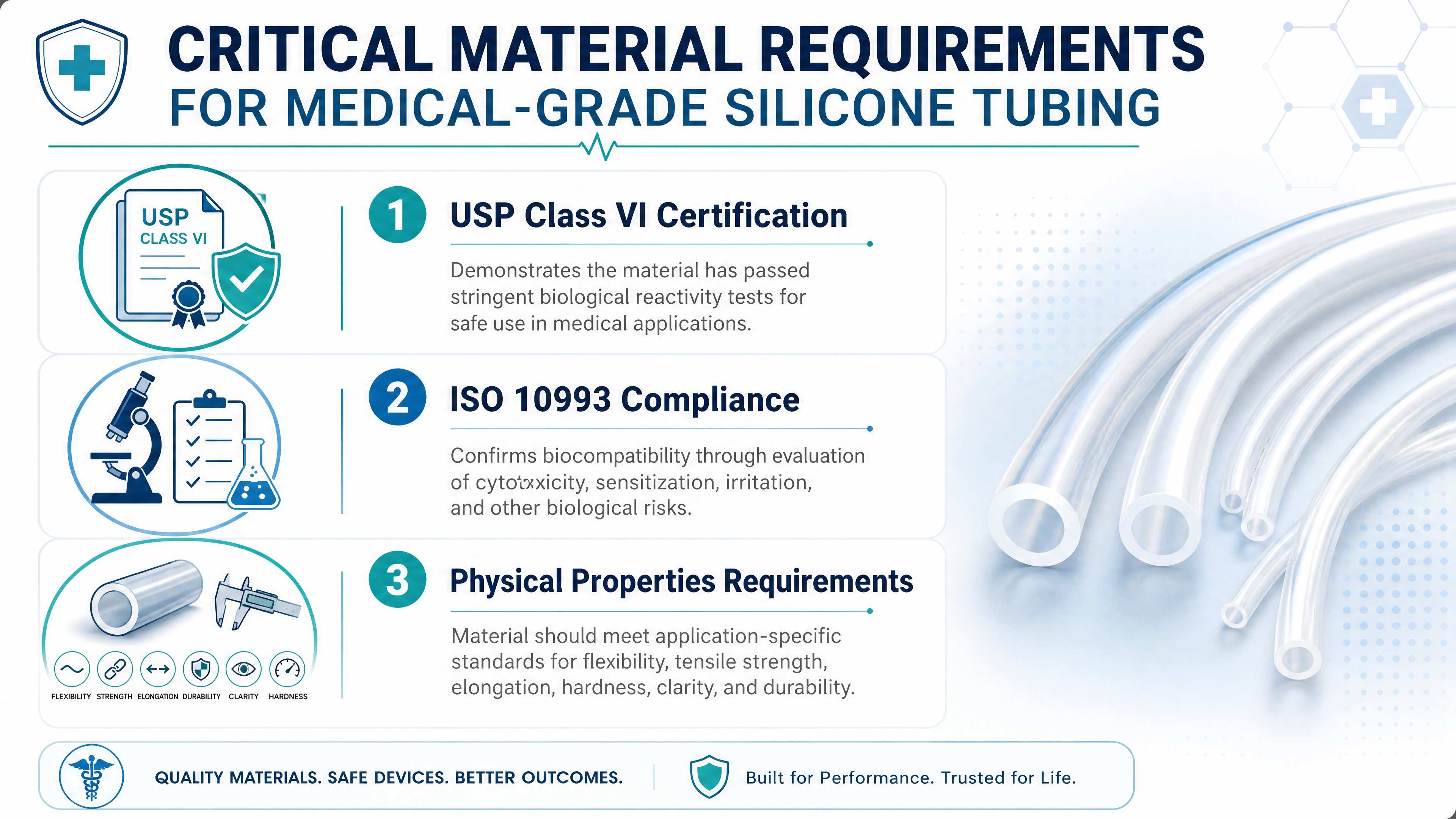 Medical-Grade Silicone Tubing for Respiratory Circuits