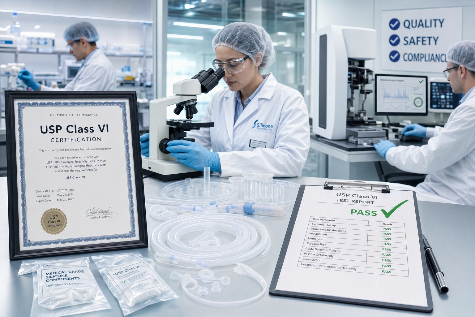Understanding USP Class VI Certification for Medical Silicone Products